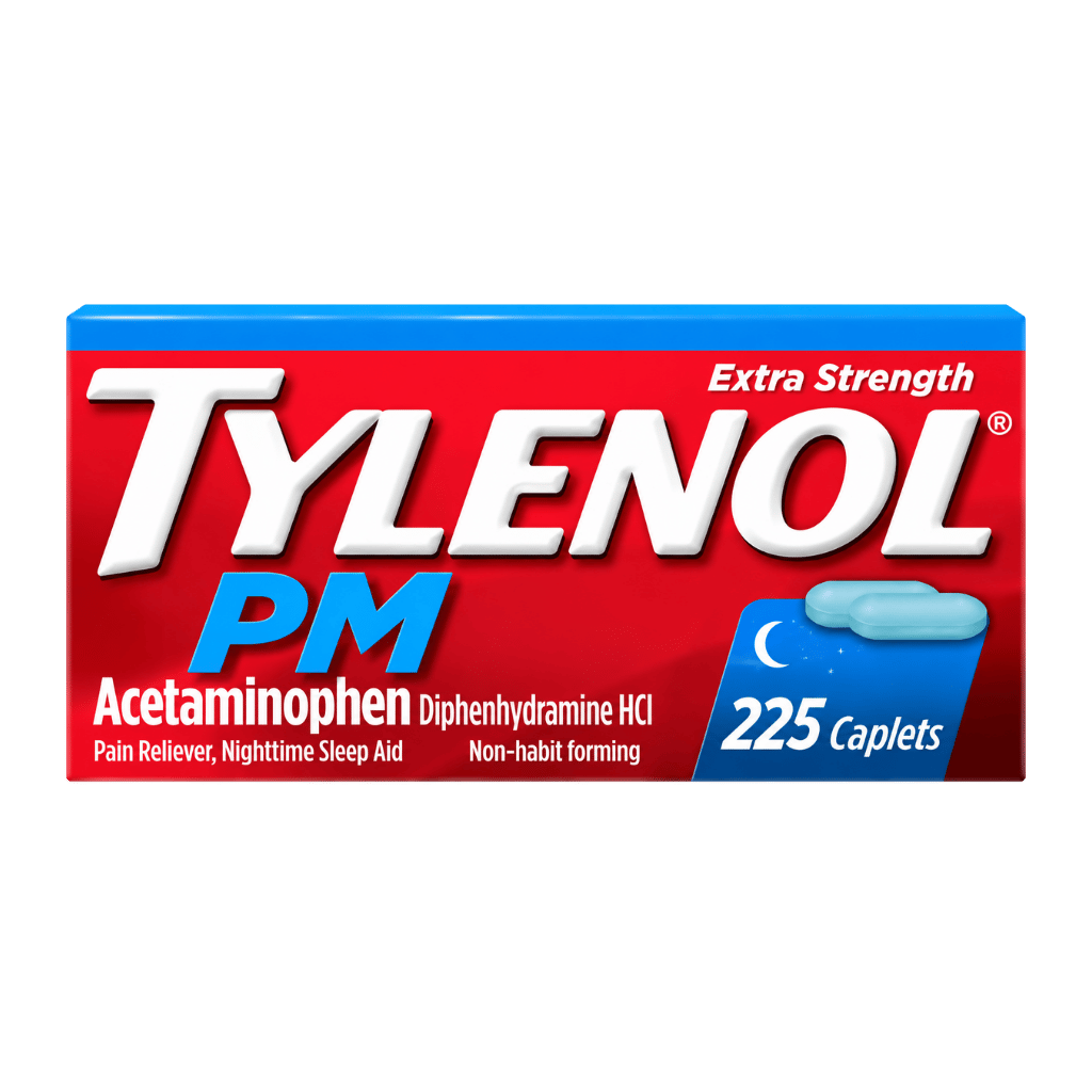 Tylenol PM Extra Strength Acetaminophen 500 mg 225 Caplets buy online USA - 1